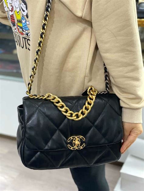 chanel herz tasche|chanel 19 bag.